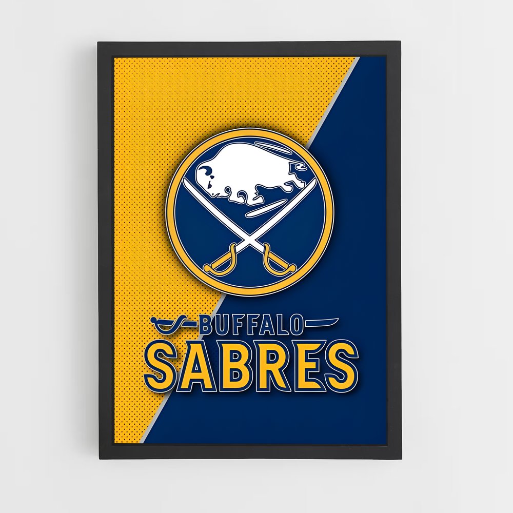 Poster Esprit des Sabres – affiche Hockey sur glace (vue 2)